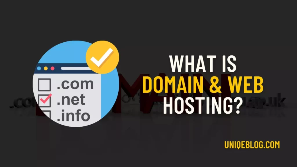 What is domain and hosting