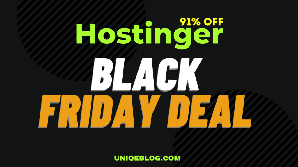 hostinger black friday deals