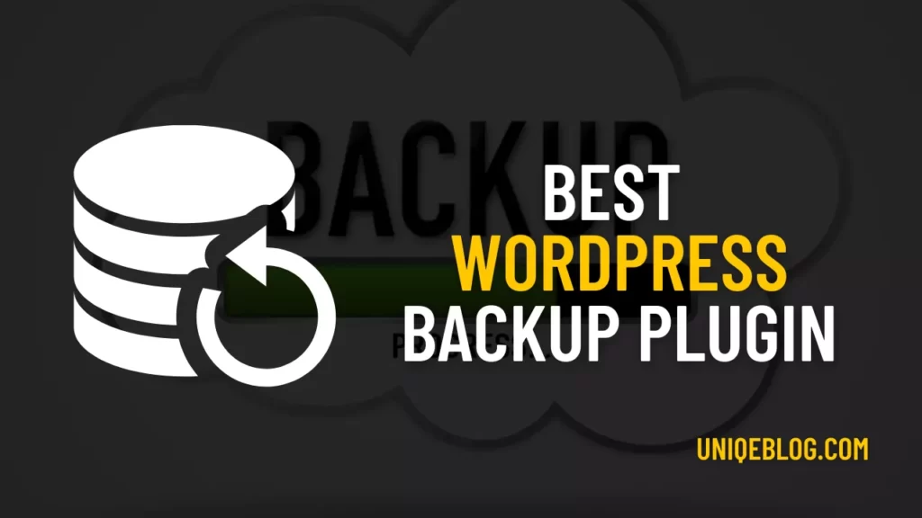 Best  WordPress backup plugin