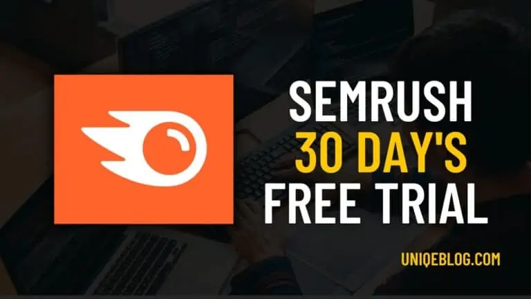 Semrush Free Trial For Next 30 Days (Pro Account): June 2022