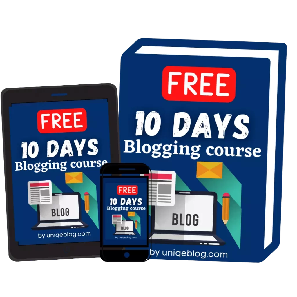 10 days blogging course