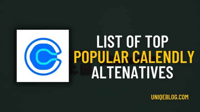 [Top 9] List Of Popular Calendly Alternatives