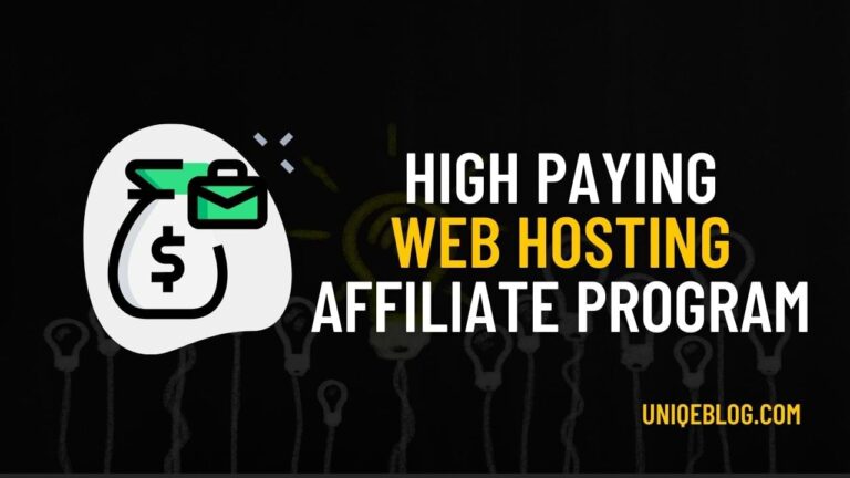 5 best High Paying Web Hosting Affiliate Program 