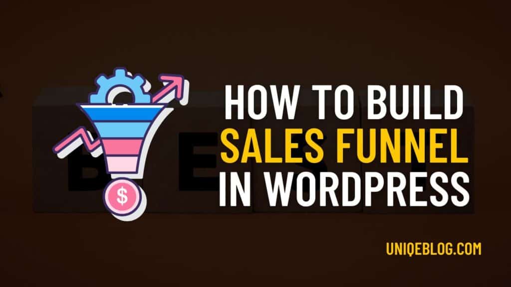 How To Build Sales Funnel in WordPress