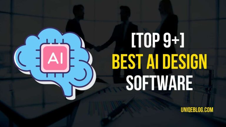 [Top 9+] Best AI Design Software in April 2024