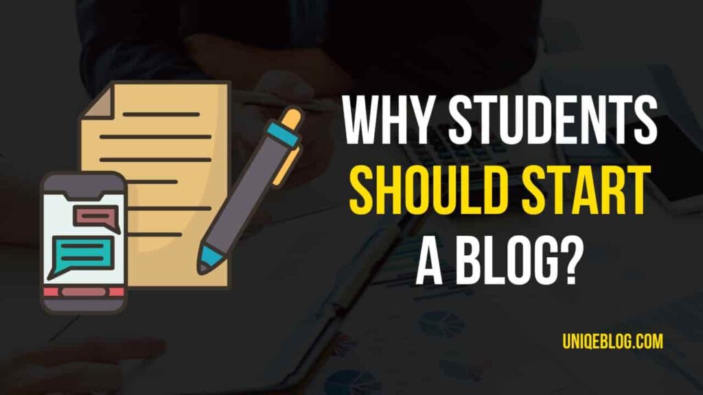 why students should start a blog?