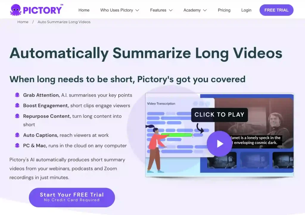 Pictory Features
